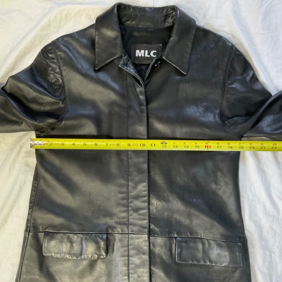 Classic Black Leather Jacket - Picture 5 of 10